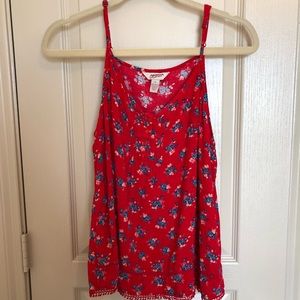 Spaghetti strap floral top